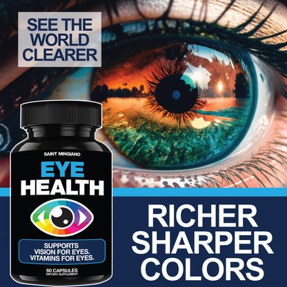 Eye Health & Vision Vitamins Supplement 60 Capsules - Trending Wellness Store