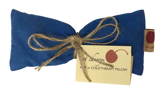 Hot Cherry Eye Pillow in Blue Denim - Trending Wellness Store