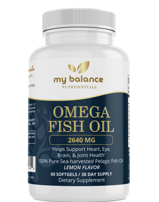 Omega Fish Oil - Omega-3 Fatty Acids - Trending Wellness Store