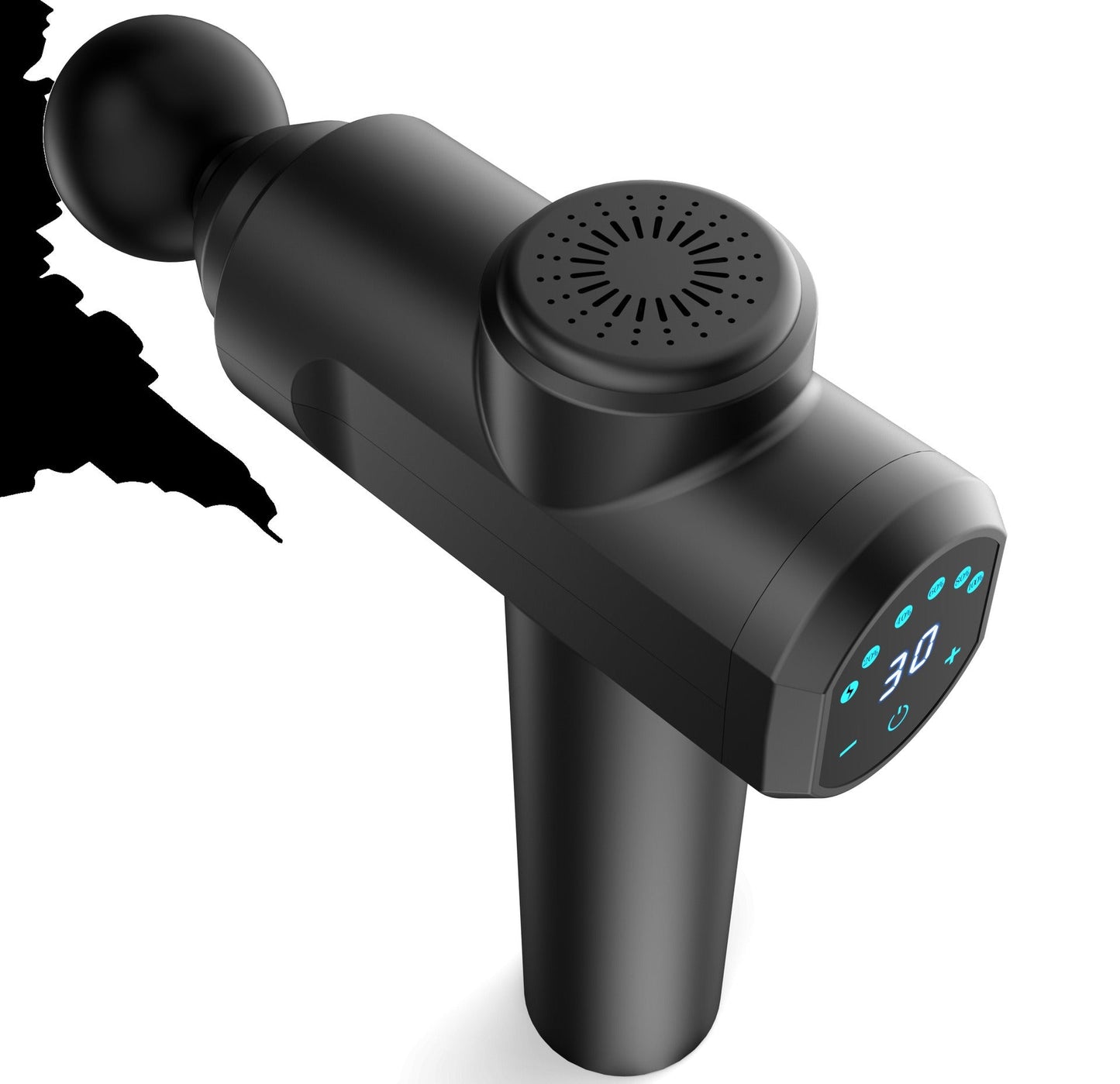 Fascia gun professional grade fitness massager with 6 massage heads for deep muscle tissue massage - Trending Wellness Store