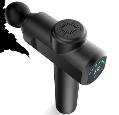 Fascia gun professional grade fitness massager with 6 massage heads for deep muscle tissue massage - Trending Wellness Store