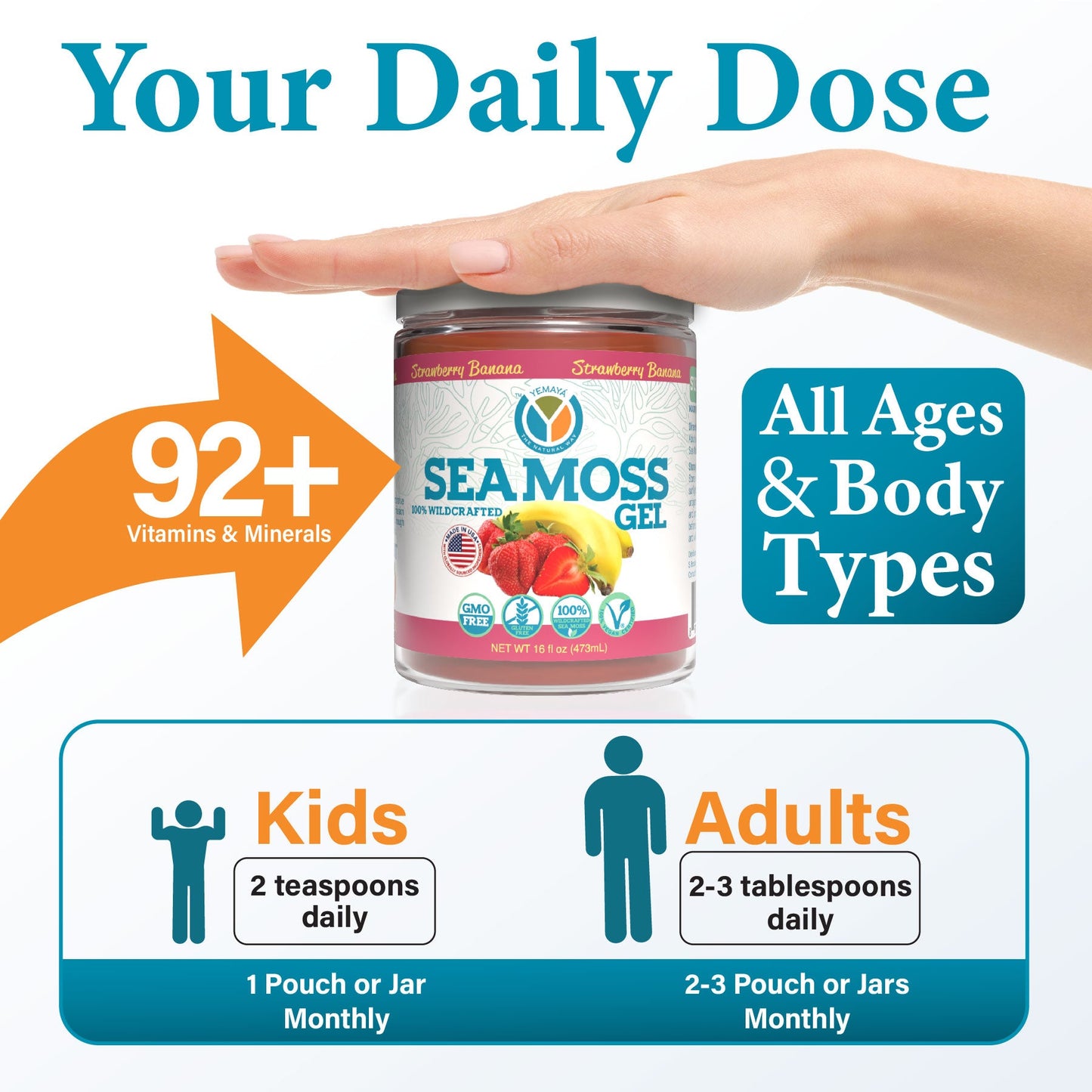 Yemayá Sea Moss Gel - Trending Wellness Store