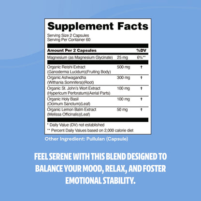 Calm Blend Capsules, 120 count - Trending Wellness Store
