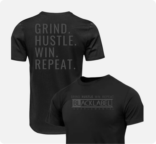BLACKLABEL Black Logo T-Shirt - Trending Wellness Store