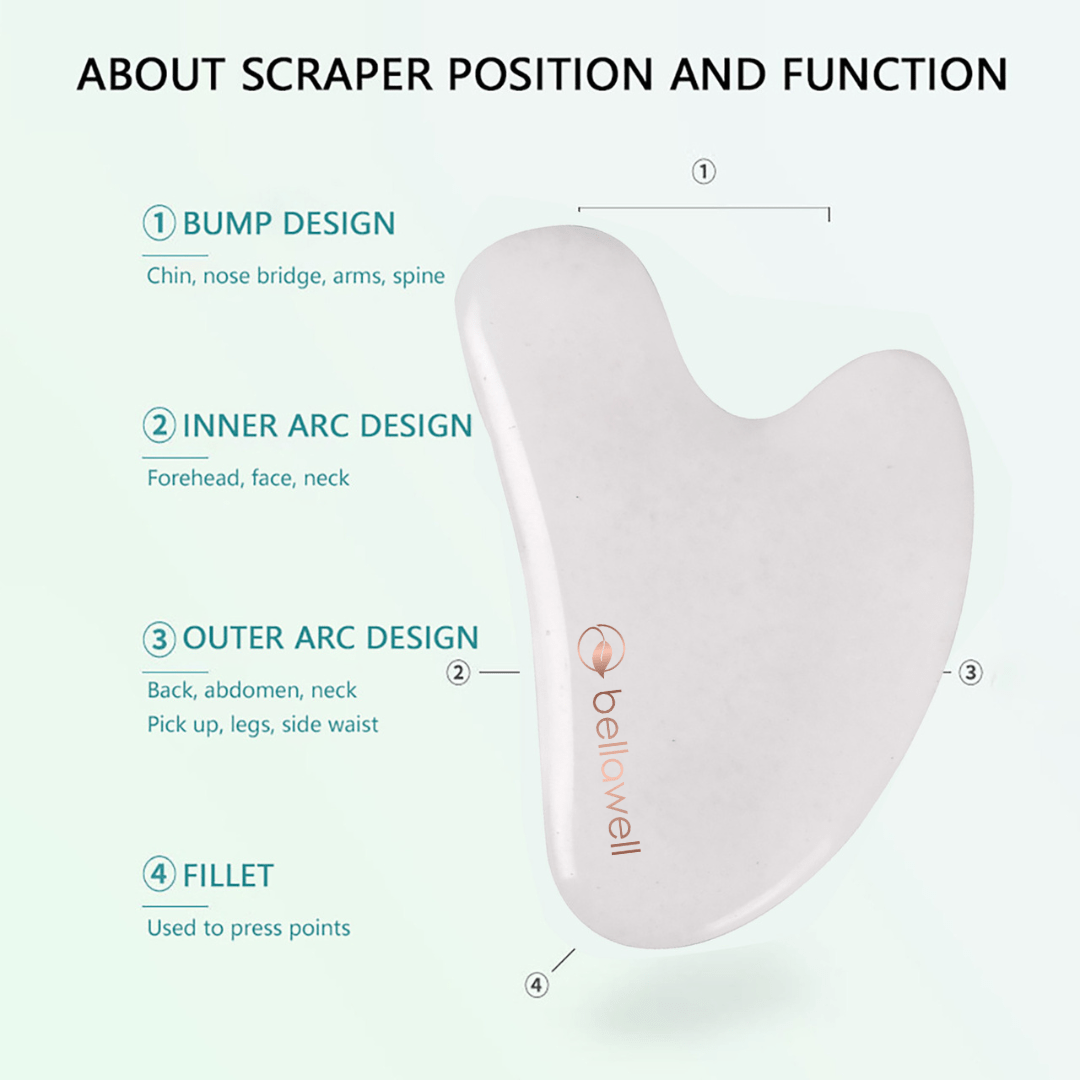 Gua-sha White Jade - Trending Wellness Store