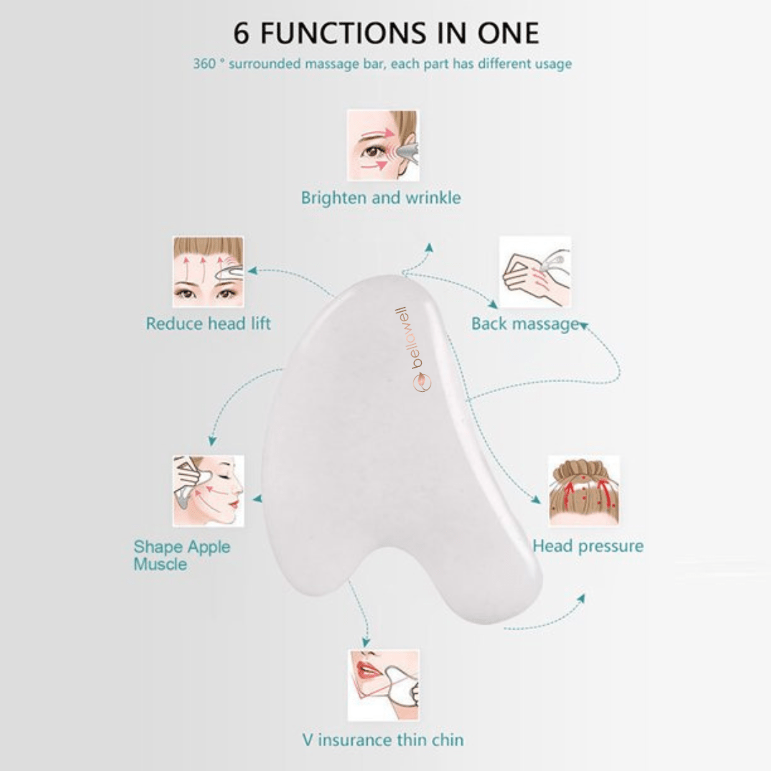 Gua-sha White Jade - Trending Wellness Store