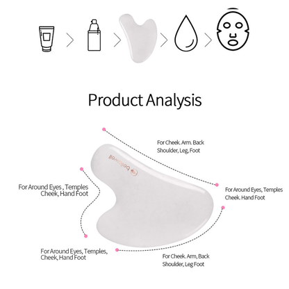 Gua-sha White Jade - Trending Wellness Store