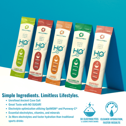 H2O ELECTROLYTES™ - Variety Pack (20 Count) - Zero Sugar Electrolyte Powder - Trending Wellness Store