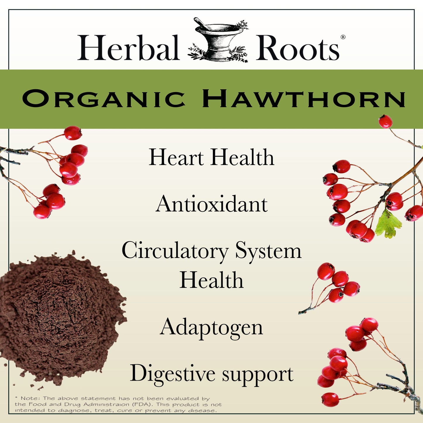 Organic Hawthorn Berry - Trending Wellness Store