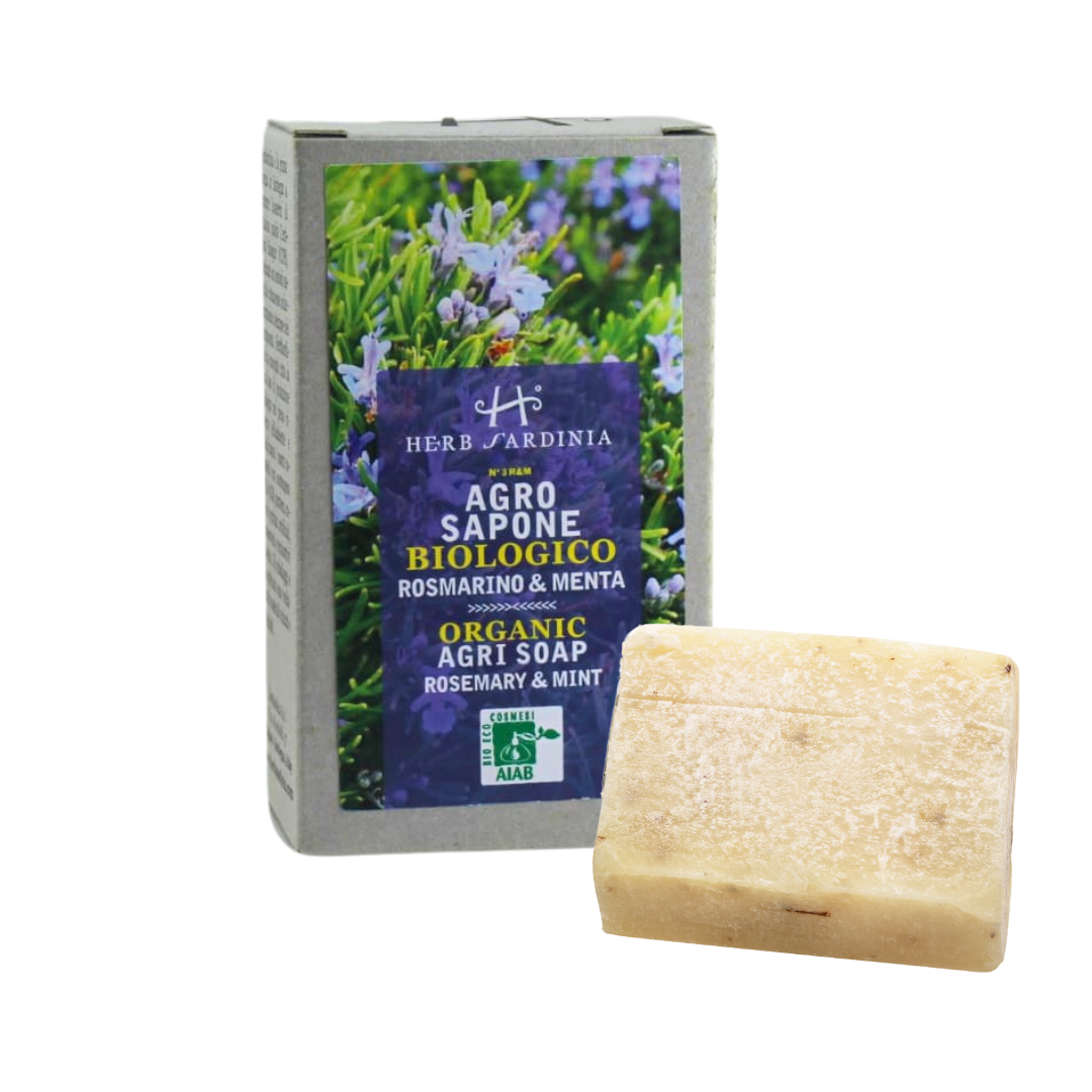 Herb Sardinia Organic Artisanal Agri-Soap Rosemary & Mint - Trending Wellness Store