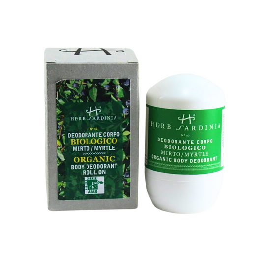 Herb Sardinia Organic Myrtle Body Deodorant Roll-On 50 ml - Trending Wellness Store