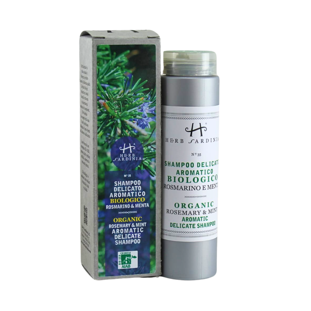Herb Sardinia Organic Rosemary & Mint Delicate Shampoo 200 ml - Trending Wellness Store