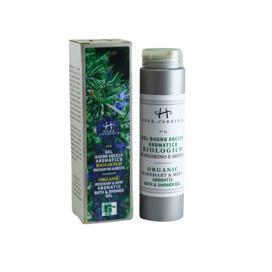 Herb Sardinia Organic N°34 Rosemary & Mint Bath & Shower Gel 200 ml - Trending Wellness Store