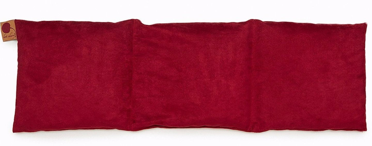 Hot Cherry Triple Square Pillow in Plush Red Ultra-Suede - Trending Wellness Store