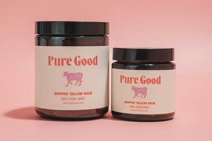 Fresh Citrus Burst Tallow Balm - Hydration and Vitamin C - Trending Wellness Store