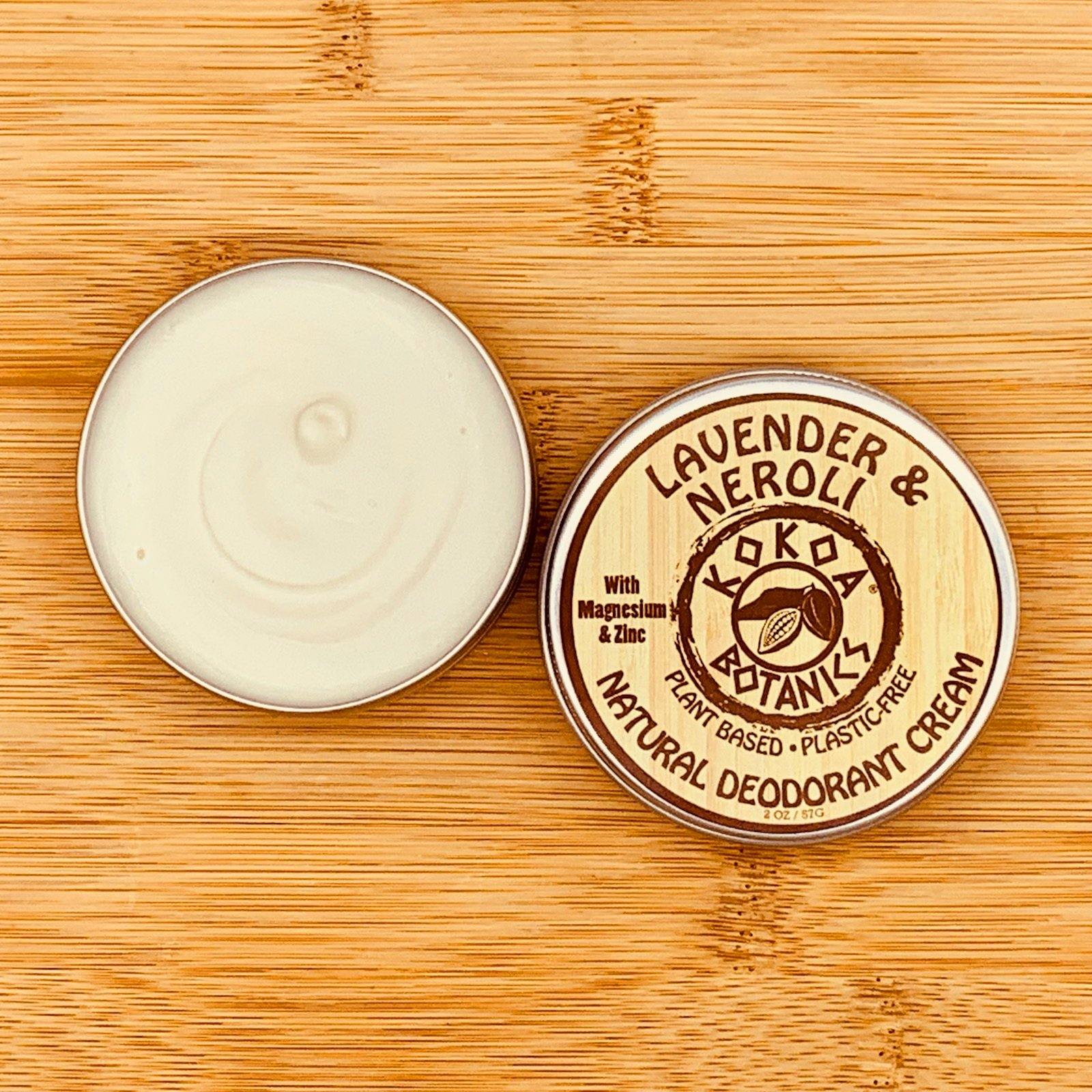 Lavender & Neroli - Natural Deodorant Cream - Aluminum-Free - 2 oz - Trending Wellness Store