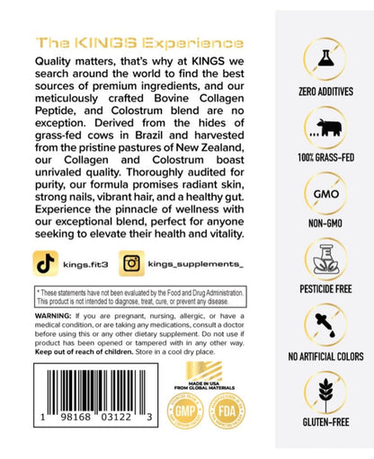 Collagen and Colostrum: Anti Aging and Recovery Blend - Trending Wellness Store
