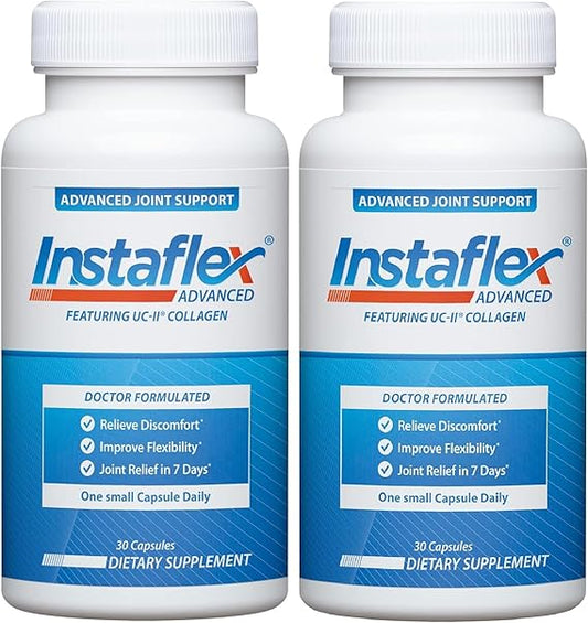 Instaflex Advanced Joint Support Nutritional Supplement Capsule with Doctor Formulated Joint Relief Supplement, Featuring UC-II Collagen & 5 Other Joint Discomfort Fighting Ingredients, 60 Ct - Trending Wellness Store