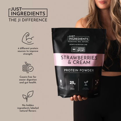 Strawberries and Cream Protein Powder - NSF - Trending Wellness Store