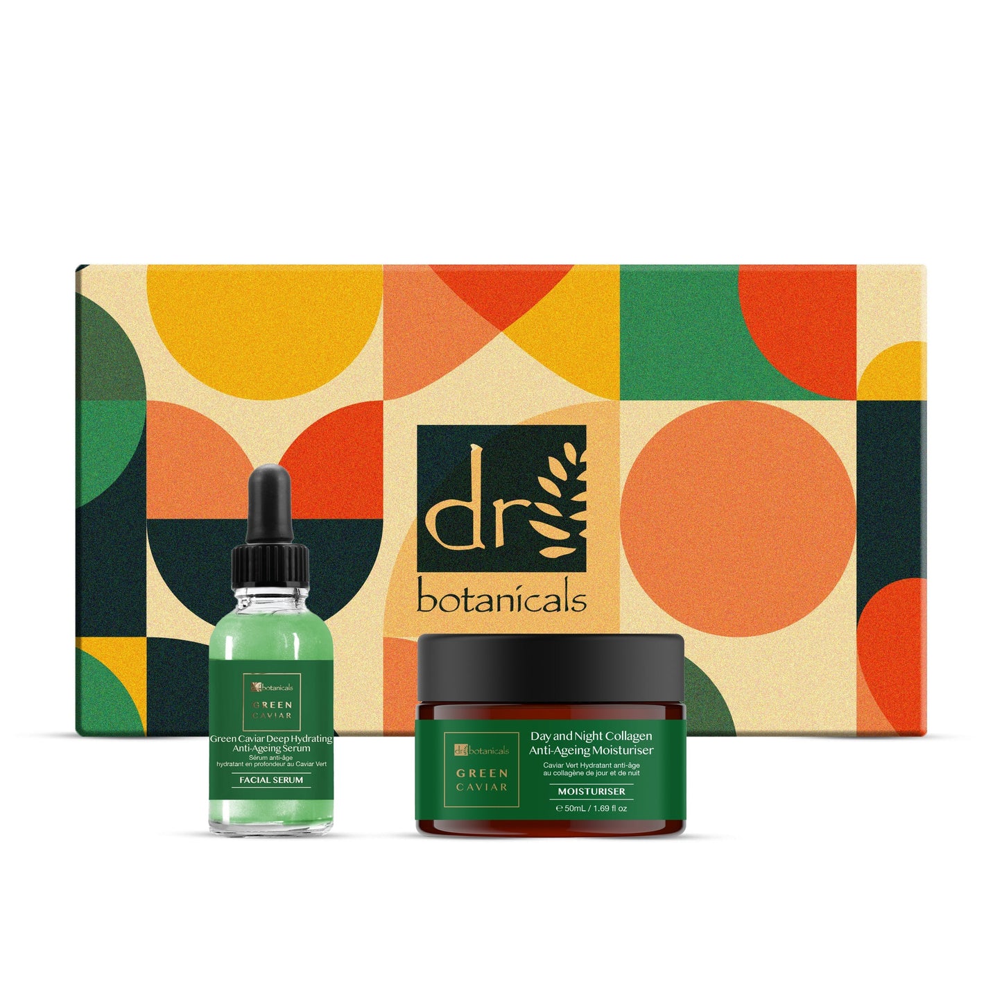 Green Caviar Anti-Ageing Moisturiser & Serum Kit - Trending Wellness Store