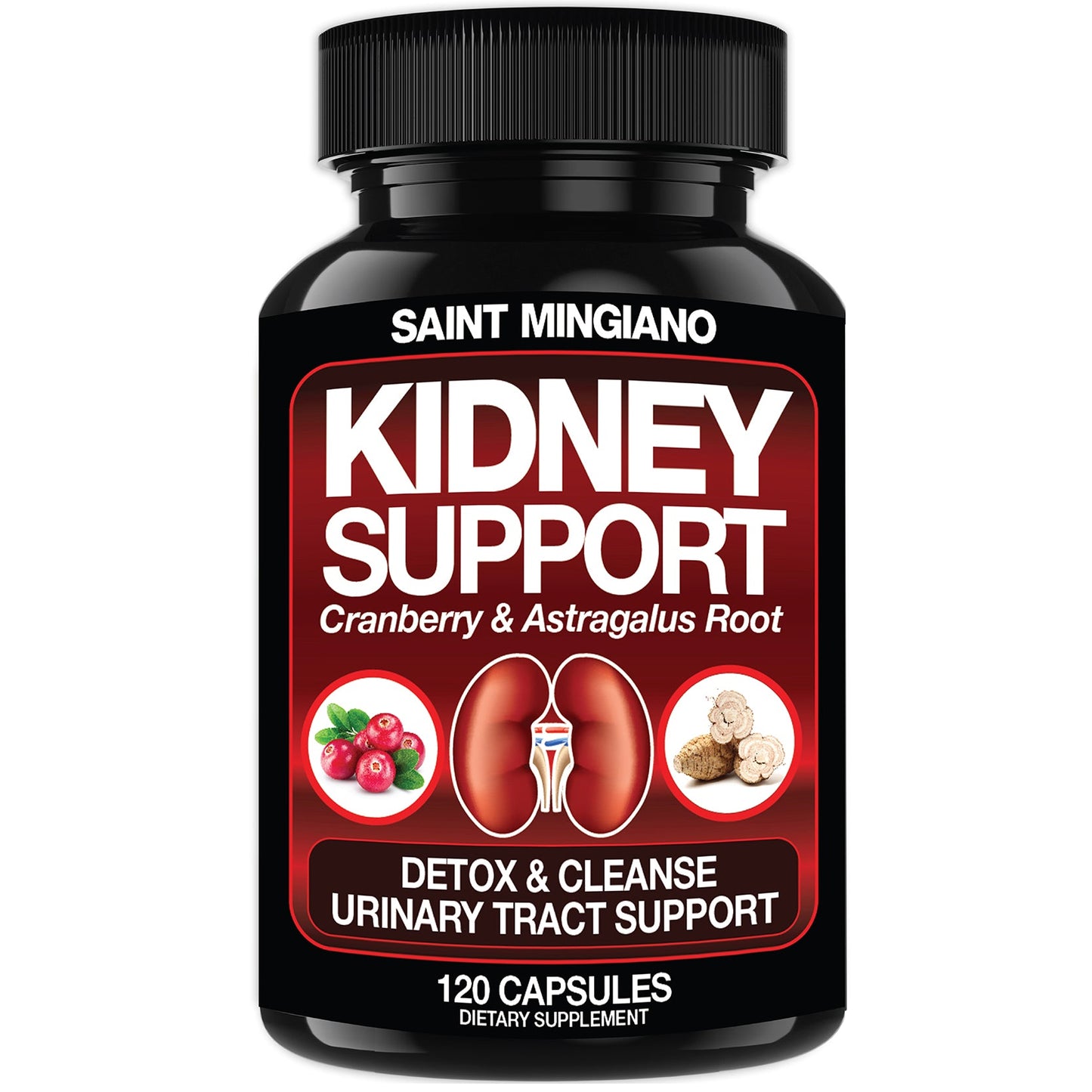 Kidney Support Cleanse Detox & Repair -120 Capsules - Cranberry & Astragalus Root Pills - Trending Wellness Store