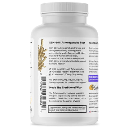 KSM-66 Ashwagandha Root, 90 Capsules - Trending Wellness Store