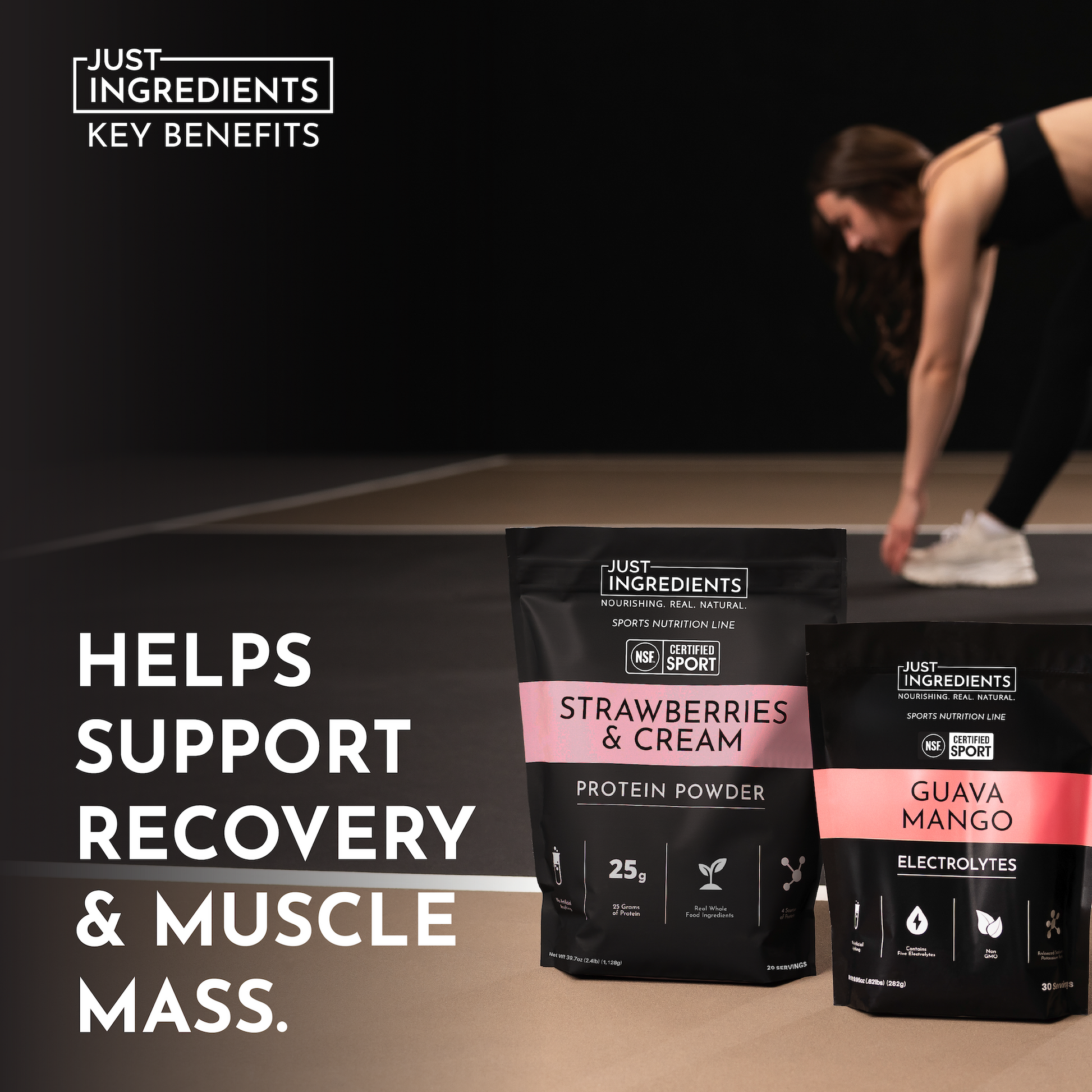 Strawberries and Cream Protein Powder - NSF - Trending Wellness Store
