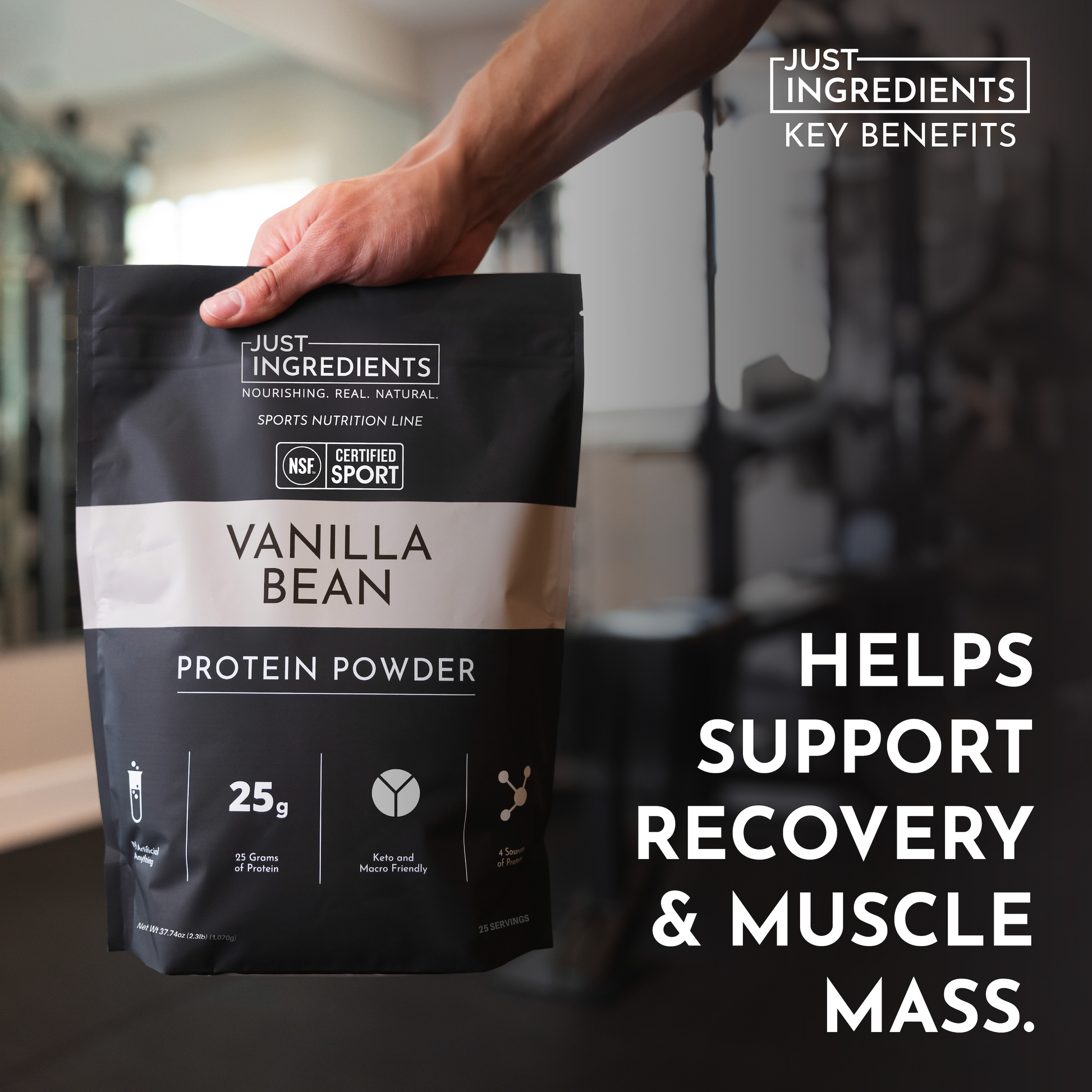 Vanilla Bean Protein Powder - NSF - Trending Wellness Store