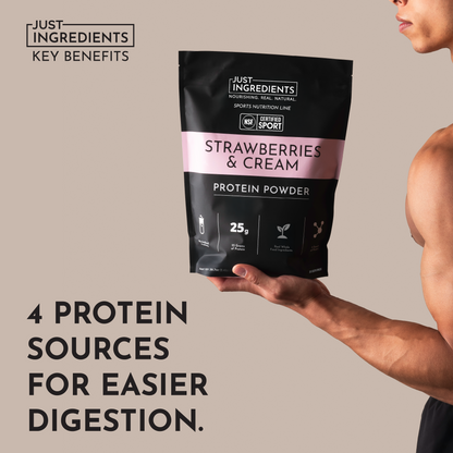 Strawberries and Cream Protein Powder - NSF - Trending Wellness Store