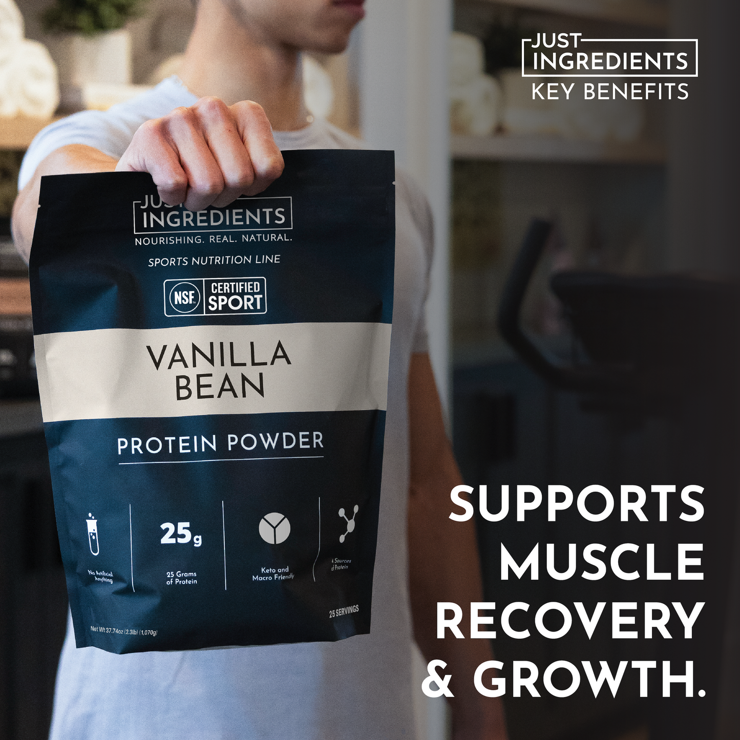 Vanilla Bean Protein Powder - NSF - Trending Wellness Store