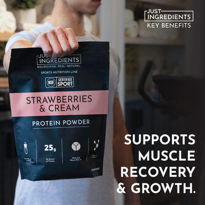 Strawberries and Cream Protein Powder - NSF - Trending Wellness Store
