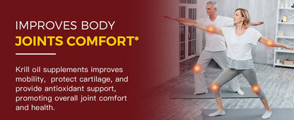 Krill Oil 2000mg with Omega-3 + Astaxanthin, 60-Day Supply - Trending Wellness Store