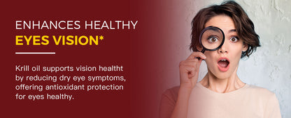 Krill Oil 2000mg with Omega-3 + Astaxanthin, 60-Day Supply - Trending Wellness Store