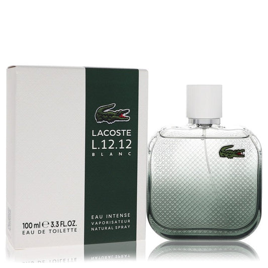 Lacoste Eau De Lacoste L.12.12 Blanc Eau Intense by Lacoste Eau De Toilette Spray 3.3 oz for Men - Trending Wellness Store