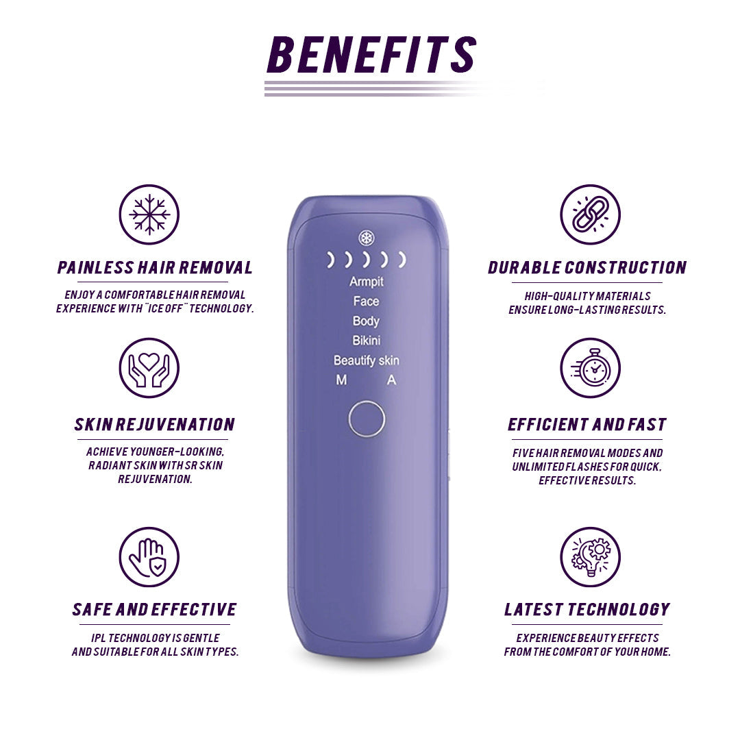 Laser IPL Hair Removal - Trending Wellness Store