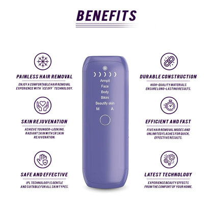 Laser IPL Hair Removal - Trending Wellness Store