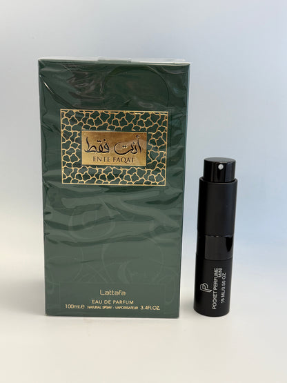 Lattafa Ente Faqat Eau de Parfum Unisex - Trending Wellness Store