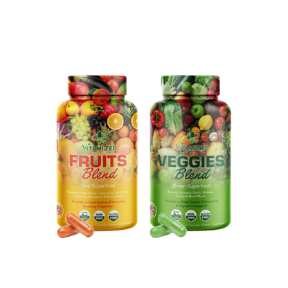 Superfood Fruits and Veggie Capsules - Overall Health and Energy - For Men and Women - Trending Wellness Store