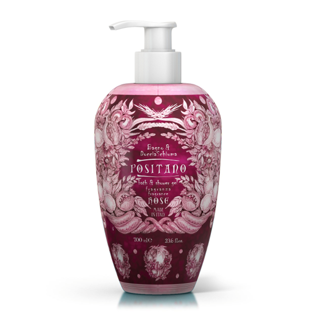 Le Maioliche POSITANO ROSE Bath & Shower Gel 700 ml - Trending Wellness Store
