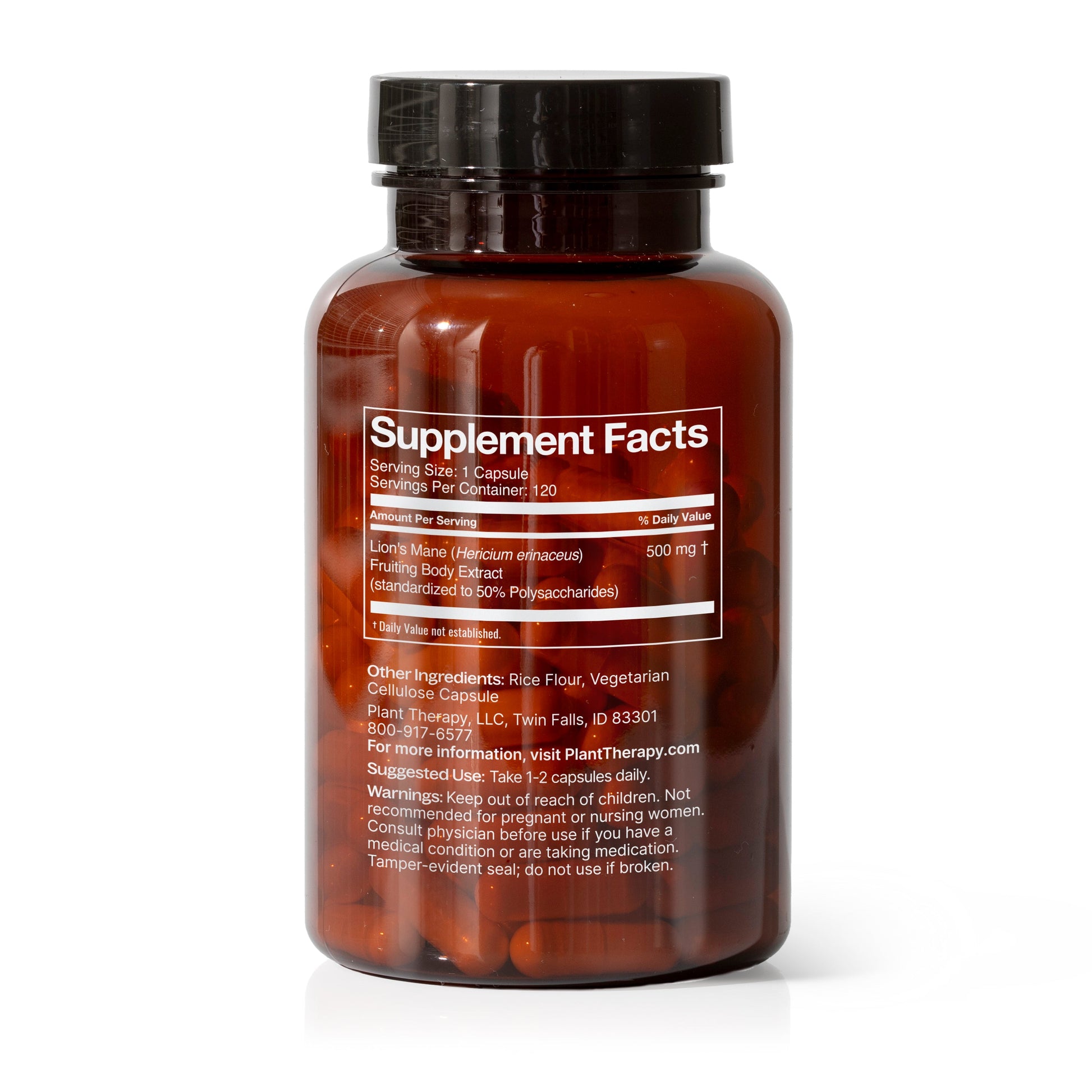 Lion's Mane Herbal Supplement - 120 Capsules - Trending Wellness Store
