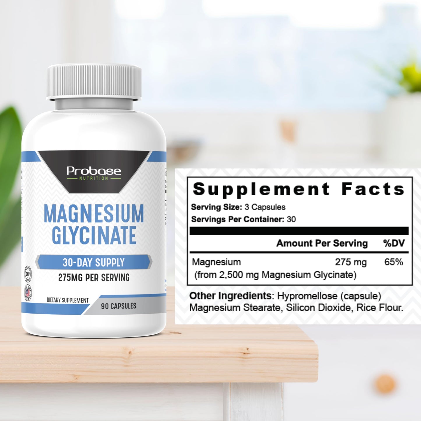 Magnesium Glycinate 60 Capsules 30-Day Supply - Trending Wellness Store