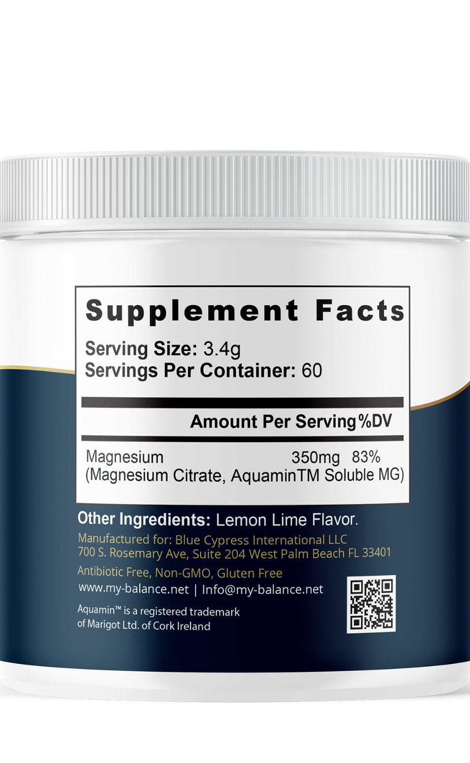 Magnesium Powder - Magnesium Citrate & Aquamin™ - Trending Wellness Store