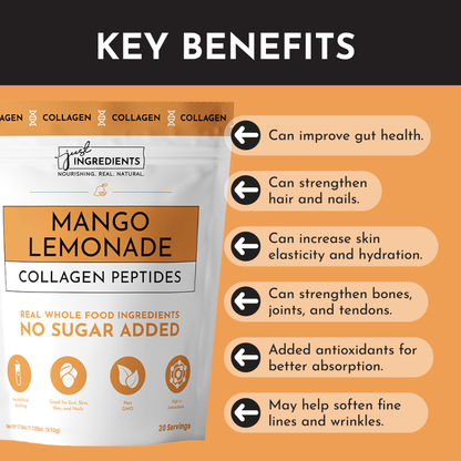 Mango Lemonade Collagen Peptides - Trending Wellness Store