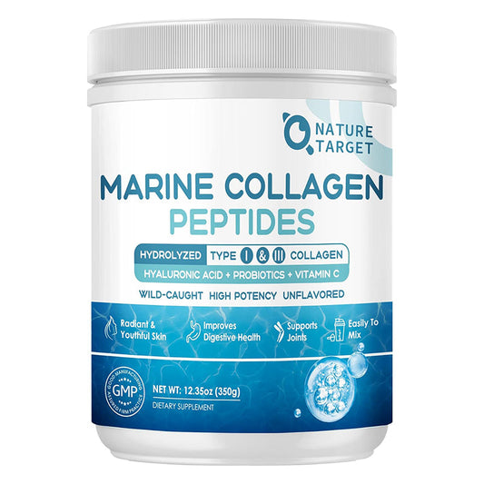 Marine Collagen Peptides Powder, 10 Billion CFUs - Trending Wellness Store