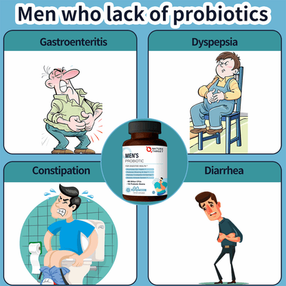 Men’s Probiotics, 60 Billion CFUs - Trending Wellness Store