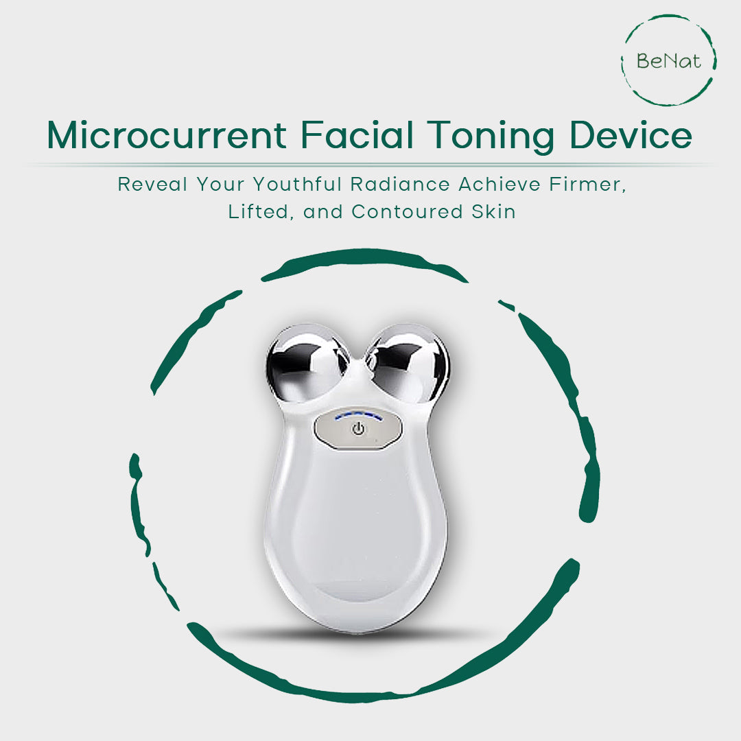 Microcurrent Facial Toning Massager - Trending Wellness Store