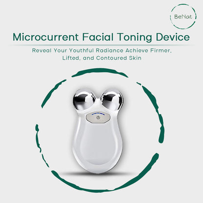 Microcurrent Facial Toning Massager - Trending Wellness Store