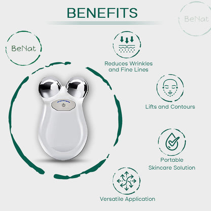 Microcurrent Facial Toning Massager - Trending Wellness Store