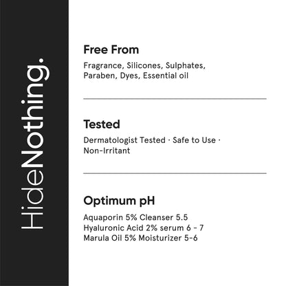 Minimalist Dry Skincare Kit - Face Wash, Moisturizer & Serum - Trending Wellness Store