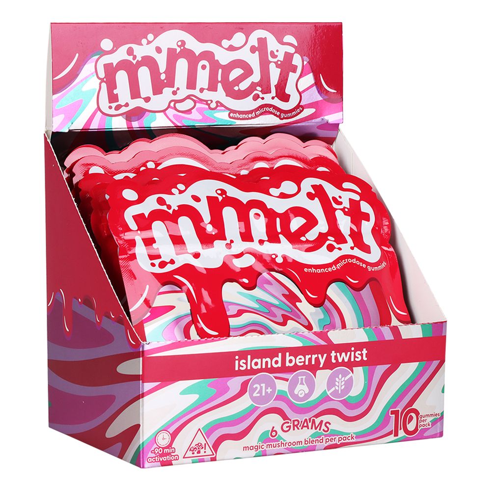 Mmelt Microdose Mushroom Gummies | 6g | 10pc | 6pk Display - Trending Wellness Store